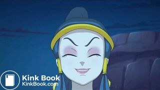 Desert woman having diarrhea