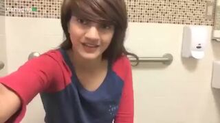 Hot girl has diarrhea