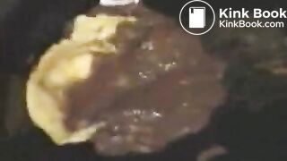 Cooking and eating pancakes with shit