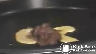 Cooking and eating pancakes with shit