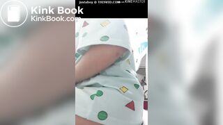 Girl pooping on Toilet - video 2