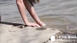 beautiful girl shitting - video 7