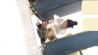 chinese girls poop in open toilet 2