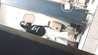 chinese girls poop in open toilet 2
