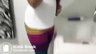 Girl eats