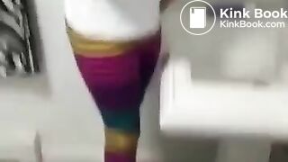 Girl eats