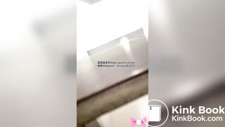 High-quality girls pooping in the toilet 4