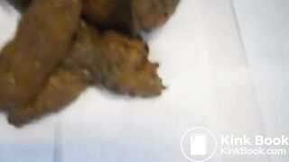 woman pooping on the floor - video 81