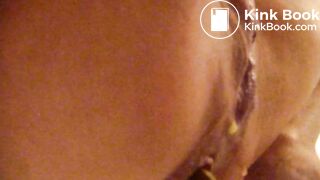 Dutch student peeing and pooping in the toilet