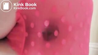 Girl does a sloppy poop in pink pants