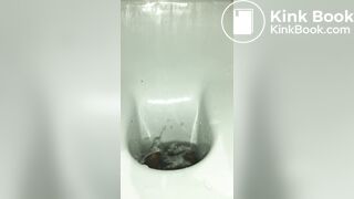 Girl self records pooping - video 2