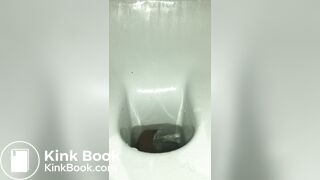 Girl self records pooping - video 2