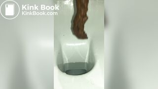 Girl self records pooping - video 2
