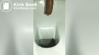 Girl self records pooping - video 2