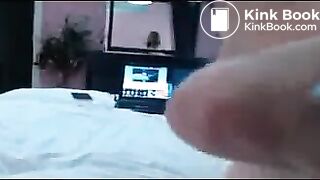 Girl Masturbating Asshole with Dildo and Shitting