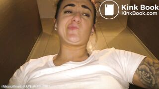 Sexy teen public toilet pooping - video 10