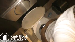 Sexy teen public toilet pooping - video 10