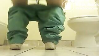 bathroom floor poop - video 2