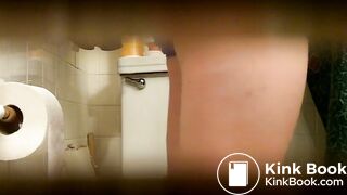 Girl pooping voyeur at home 2