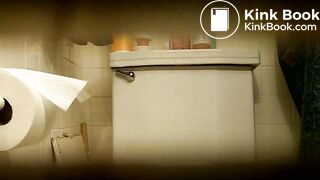 Girl pooping voyeur at home 2