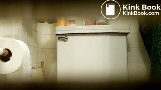 Girl pooping voyeur at home 2