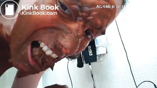 Talking Dirty While Eating & Smearing Her Shit