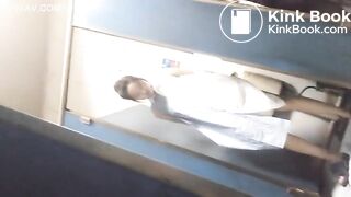 chinese girls poop in open toilet