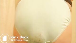 Big mess in her panties