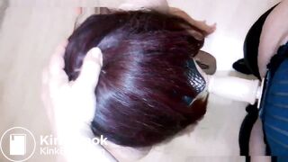 sexy mistress shits in guys mouth