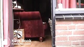 M. shitting on her tarrace