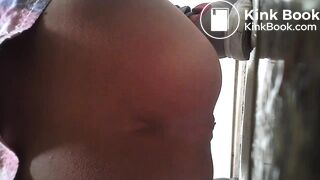 chinese girl pooping with Moaning