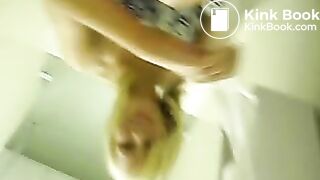 Pretty bitch pooping