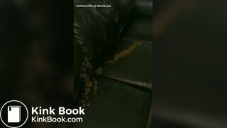 Ebony BBW Shit Explosion on Couch