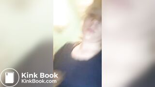 Scat girl licks shit