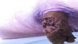 woman pooping on toilet - video 15