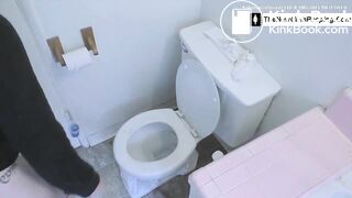 Sexy teen toilet pooping and fart