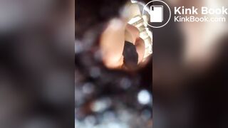 Voyeur pooping no wipe