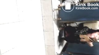 chinese girls poop in open toilet 3