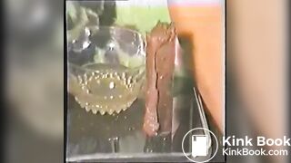 Classic German Lady Pooping