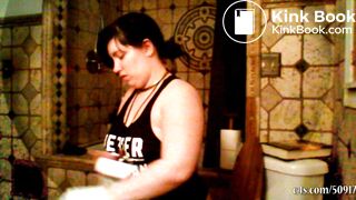 ... using only toilet