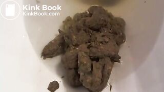 R. ass drops a lot on toilet