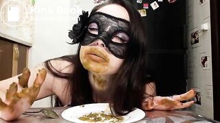 women eat a plate of shit for breakfast