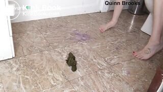 naked girl pooped