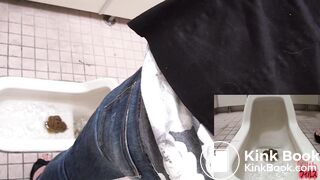 pretty-girl-and-pile-of-shit-in-toilet