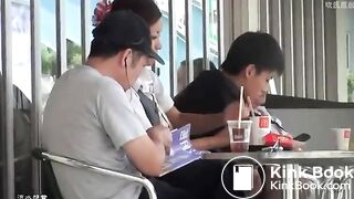 Japanese OL Poop in the public toilet at lunchtime - video 2