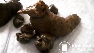 japanese girl in glasses doggystyle shit on bed