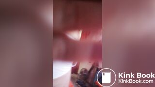 Panty poop and poop on white jeans then smearing - video 3