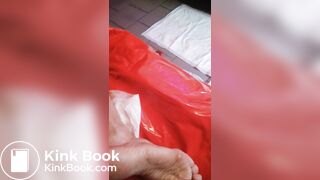 Panty poop and poop on white jeans then smearing - video 3