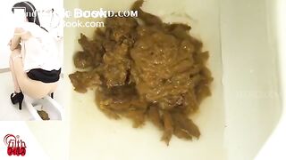 Japanese woman diarrhoea toilet