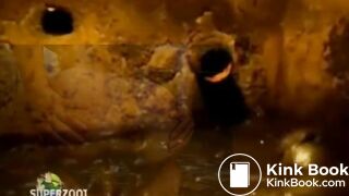 SEWER WHORE FANTASY REVEALS HER SCAT FETISH TO A MAN